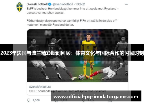 2023年法国与波兰精彩瞬间回顾:体育文化与国际合作的闪耀时刻 2023年法国与波兰精彩瞬间回顾:体育文化与国际合作的闪耀时刻