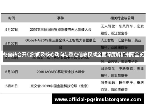 冬窗转会开启时间及核心动向与重点信息权威全面深度解析指南全览