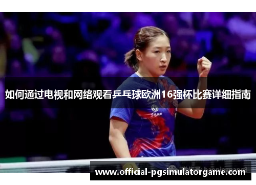 如何通过电视和网络观看乒乓球欧洲16强杯比赛详细指南